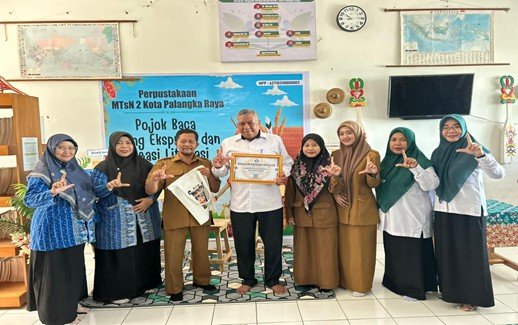 -	Berbagi Praktik Baik dengan Perpustakaan MTSN 2 Palangka Raya